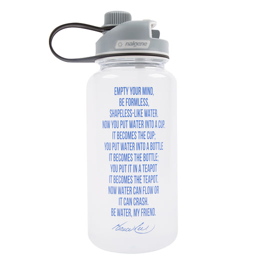 Be Water Quote 32oz Nalgene Bottle