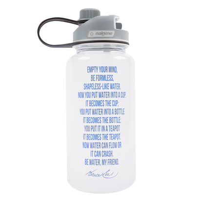 Be Water Quote 32oz Nalgene Bottle