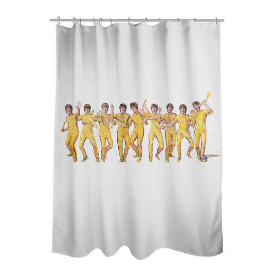 Milton Wong BL Jumpsuits Shower Curtain
