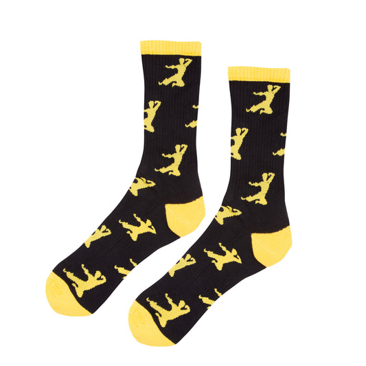 Flying Man Athletic Crew Socks