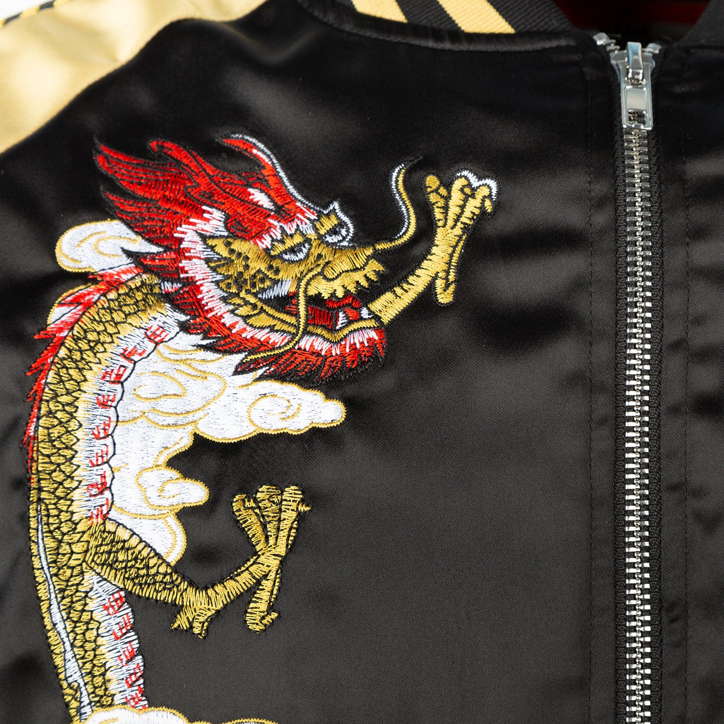 JFGF Institute Embroidered Satin Jacket