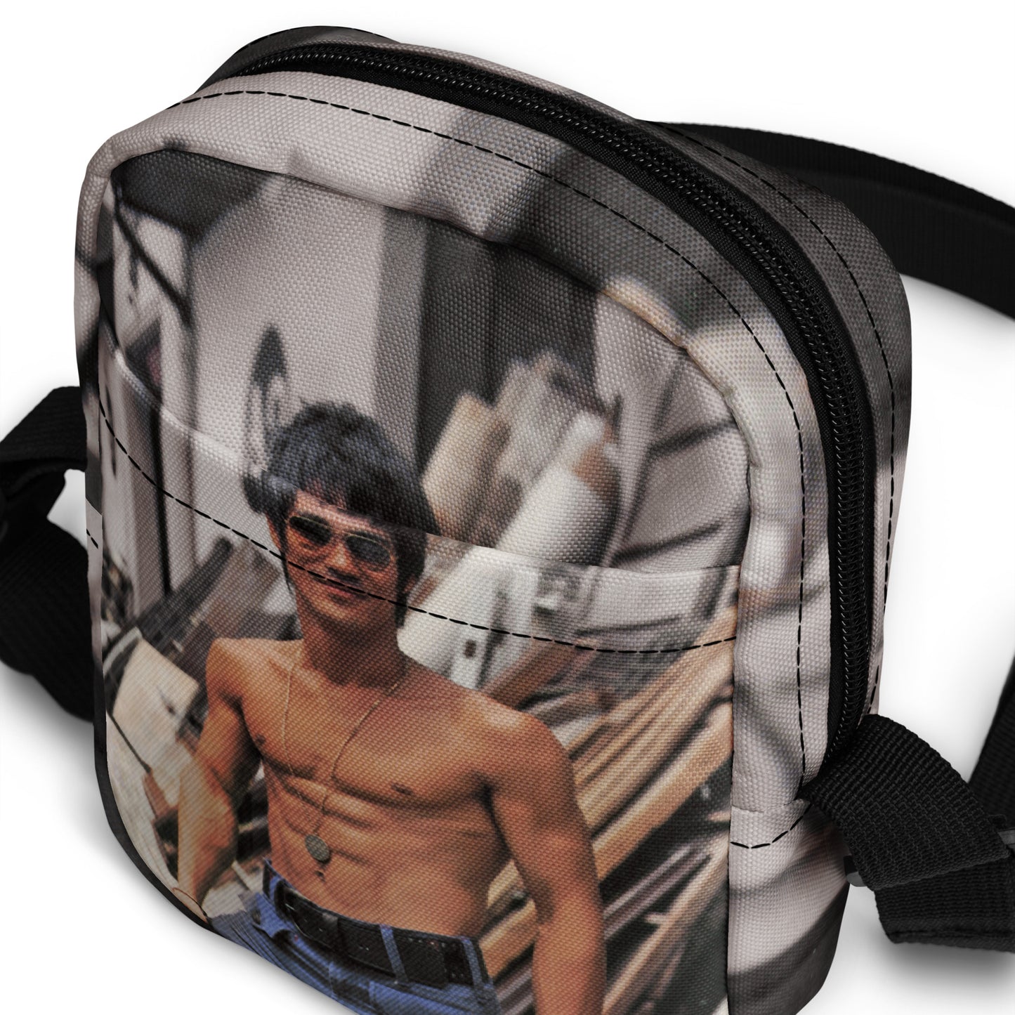 Bruce Medallion Crossbody Utility Bag