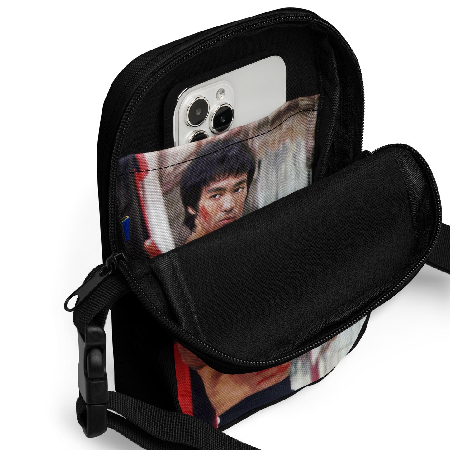 Signature Dragon Crossbody Utility Bag