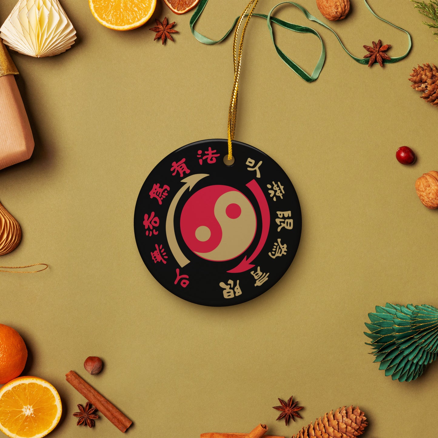 Core Symbol Double-Sided Ceramic Ornament