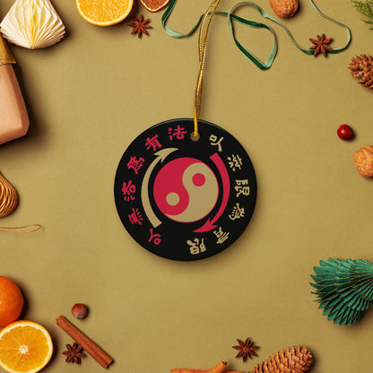 Core Symbol Double-Sided Ceramic Ornament