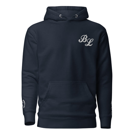 BL Script Embroidered Pullover Hoodie
