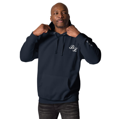 BL Script Embroidered Pullover Hoodie