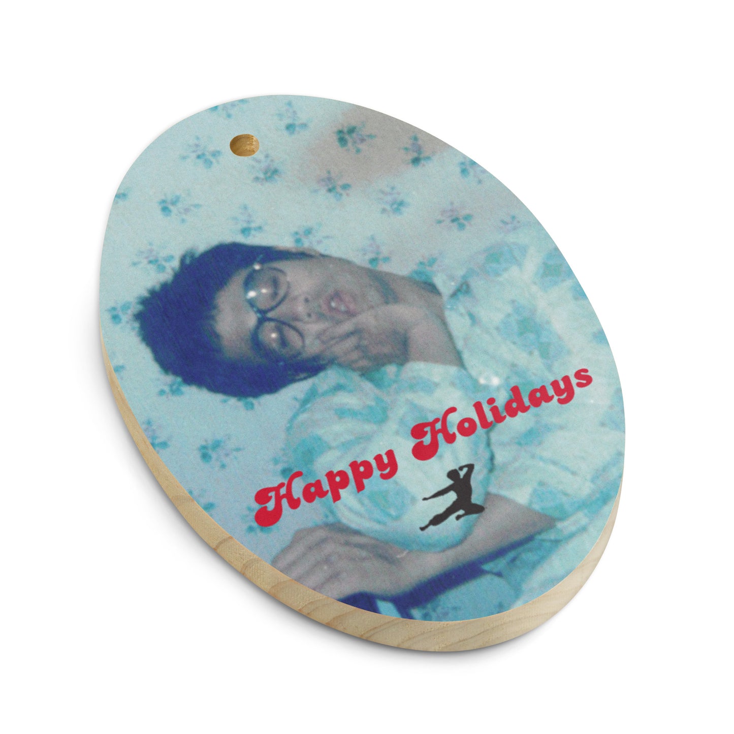 Sleeping Dragon Wooden Ornament