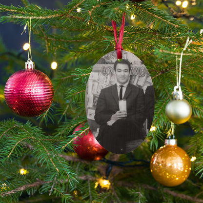 Holiday Suit Wooden Ornament