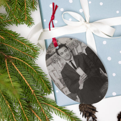 Holiday Suit Wooden Ornament